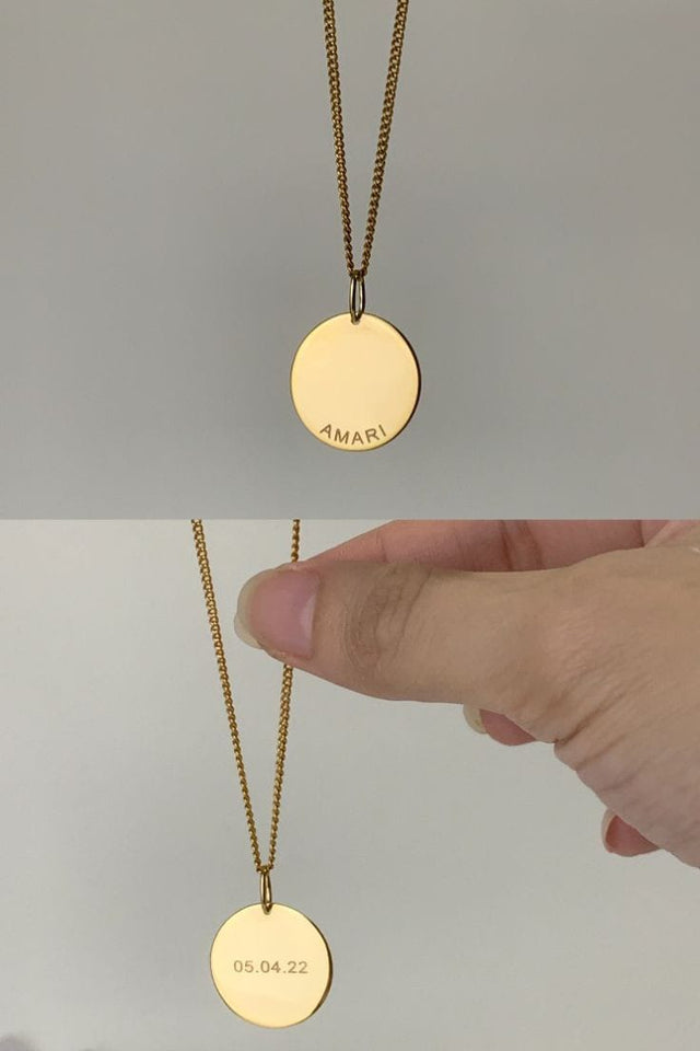 Customized Coin Necklace For Women