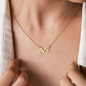 Customized Alphabet Necklace | 24 Carat Gold Plated