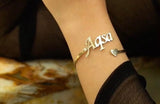 Customized Name Bangle/Bracelet | 24 Carat Gold Plated