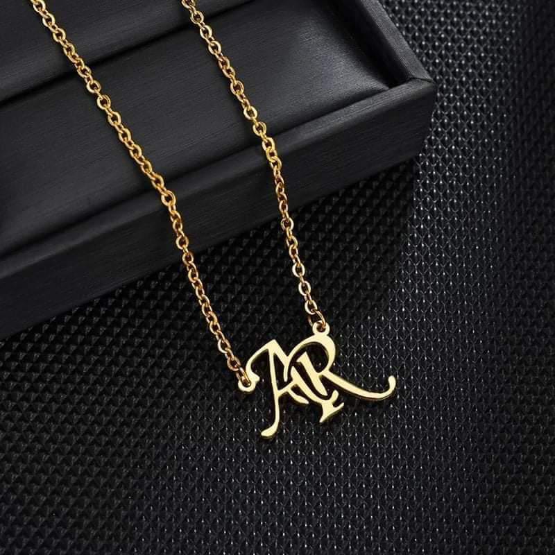 Customized Alphabet Necklace | 24 Carat Gold Plated