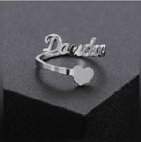 Customized Name Ring For Women | 24 Carat Gold Plated