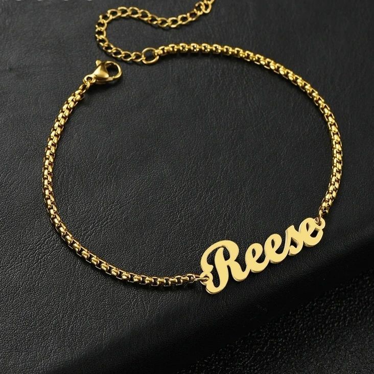 Customized Name Bracelet For Women | 24 Carat Gold Plated