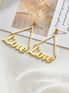 Customized Name Earrings For Women | 24 Carat Gold Plated