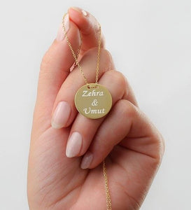 Customized Coin Necklace For Women